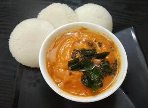 A picture of Tomato Chilli Chutney - Quick & Easy Recipe for Idlis.