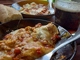 Lasaña con salsa boloñesa