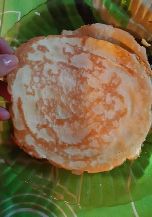 Una foto de Panqueques con dulce de leche