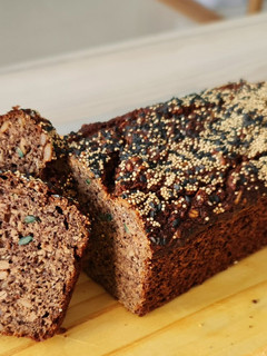 Una foto de Pan de lentejas (sin remojar) y avena