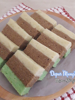 Foto resep Bolu Pandan Vanilla Latte