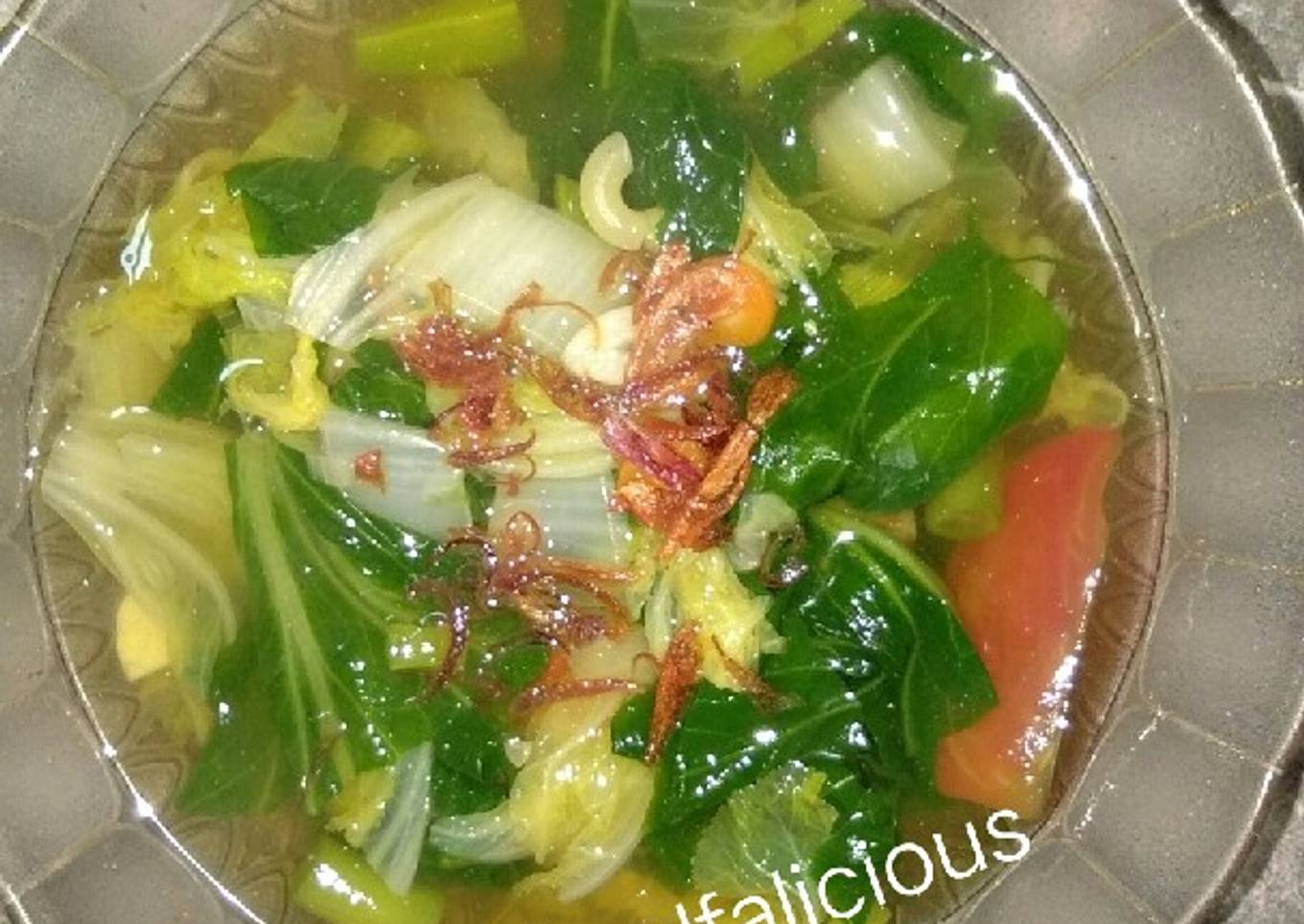 sup sayur sederhana