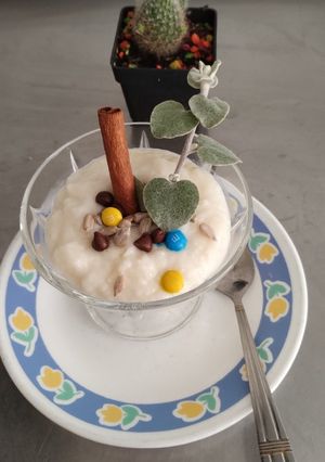 Una foto de Mousse de coco  🥥🥥