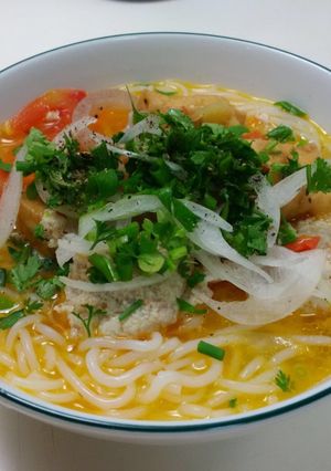 Hình của món Canh riêu ngày hè.