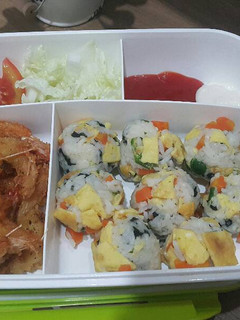 Foto resep Bola nasi dan udang tempura
