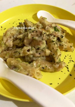 Foto resep Chicken mushroom penne (bisa mpasi 1y+)