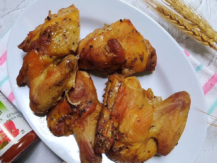 Cara Membuat Ayam panggang bumbu paprika Praktis