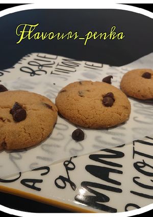 A picture of Choco chip cookies.
