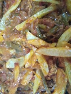 صورة لوصفة جكجوكة لوبيا ماشطو (خضراء)