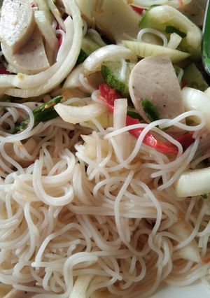 รูปของ ยำขนมจีนไก่ยอ...ไม่ใส่ปลาร้า