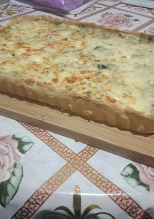 صورة لوصفة كيش بالكبويا الخضرة (الكوسا)