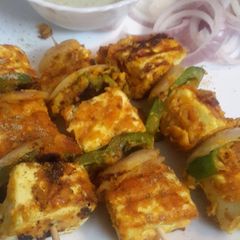Paneer tikka A picture of Paneer tikka.