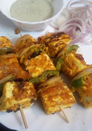 A picture of Paneer tikka.