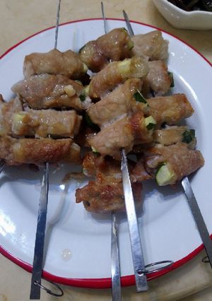 串燒豬肉 的食譜成品照片
