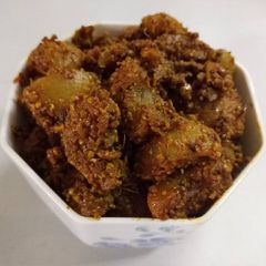 A picture of Amle Ki launji (gooseberry pickle).