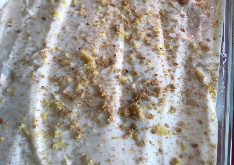 Tarta de limón perfecta para el verano 👅 Refrescante y rápida 💦🍋 ¿Os animáis?