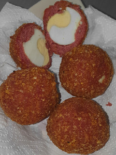 A picture of Scotch egg.