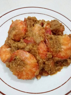 Foto resep Udang goreng saus telur asin