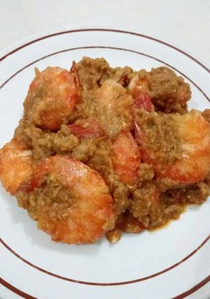 Foto resep Udang goreng saus telur asin