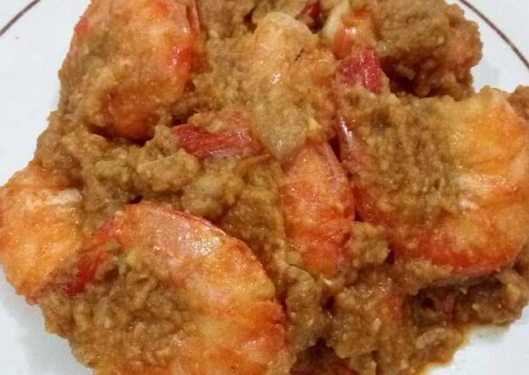 Resep: Udang goreng saus telur asin yang Enak