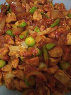 Foto resep Oseng ayam pete