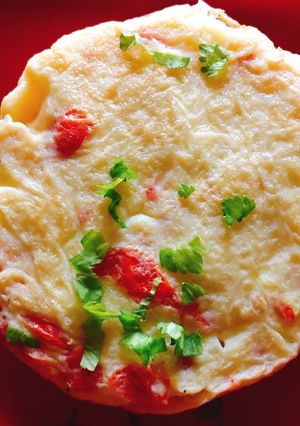 A picture of Fried omelette.