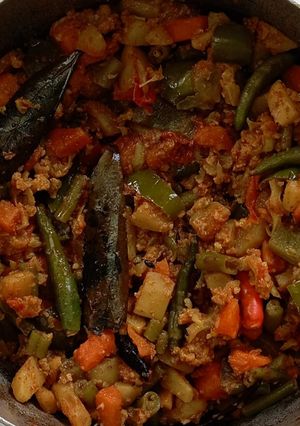 ভেজিটেবল ফ্রাই(vegetable fry recipe in Bengali) রেসিপির প্রধান ছবি