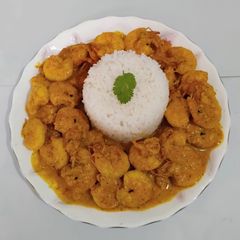 A picture of Steamed Prawns / Bhapa Chingri.