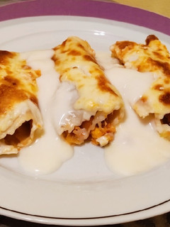 Una foto de Canelones rellenos de atún ☺️