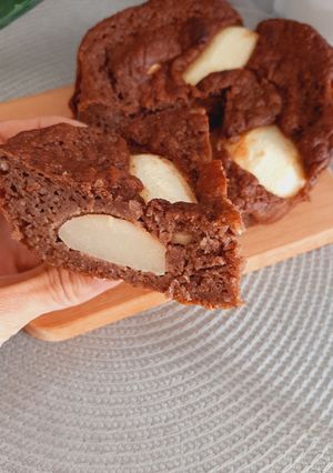 Une photo de Gâteau Poire - Chocolat