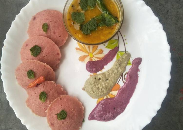 Easiest Way to Refreshing Perfect #bcam 2020 Beetroot idly