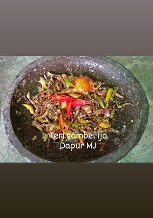 Foto resep Teri sambel ijo