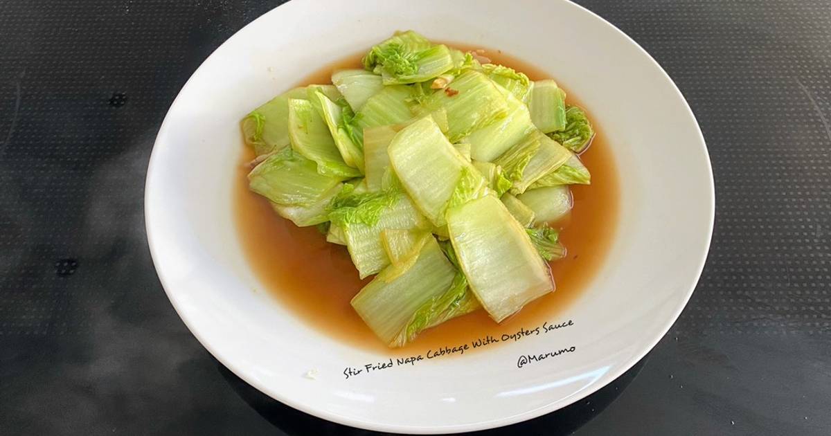 Stir Fried Napa Cabbage With Oysters Sauce Recipe by Pakprawee Cookpad