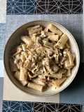 Pasta Carbonara a la Española Vegana