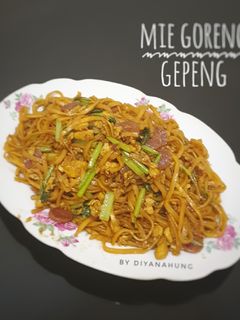 Foto resep Mie Goreng Gepeng (Non Halal)