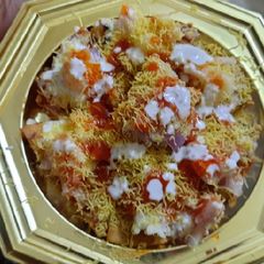 A picture of Leftover Roti Ki Chatpati Papdi Chaat.