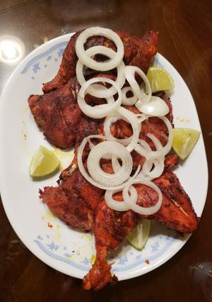 A picture of Chicken Tangdi Kabab.