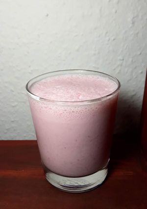 IR-barát málnás-zabpelyhes ivóturmix (cukormentes) recept fotója