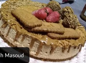 صورة لوصفة آيس كريم تشيز كيك اللوتس