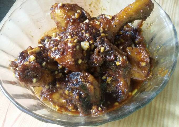 Ayam Kecap Bumbu Kacang (resep keluarga)