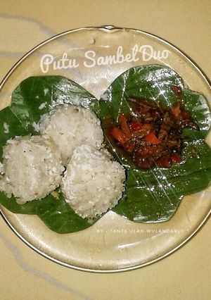 Foto resep Putu + Sambel Duo #10