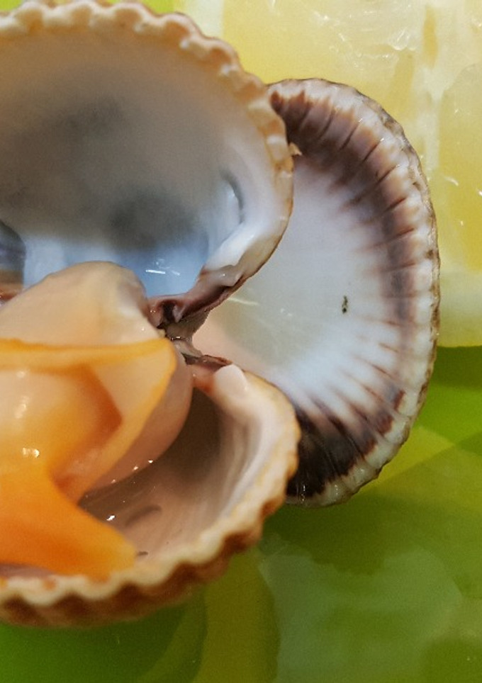 Una foto de Berberechos a la plancha