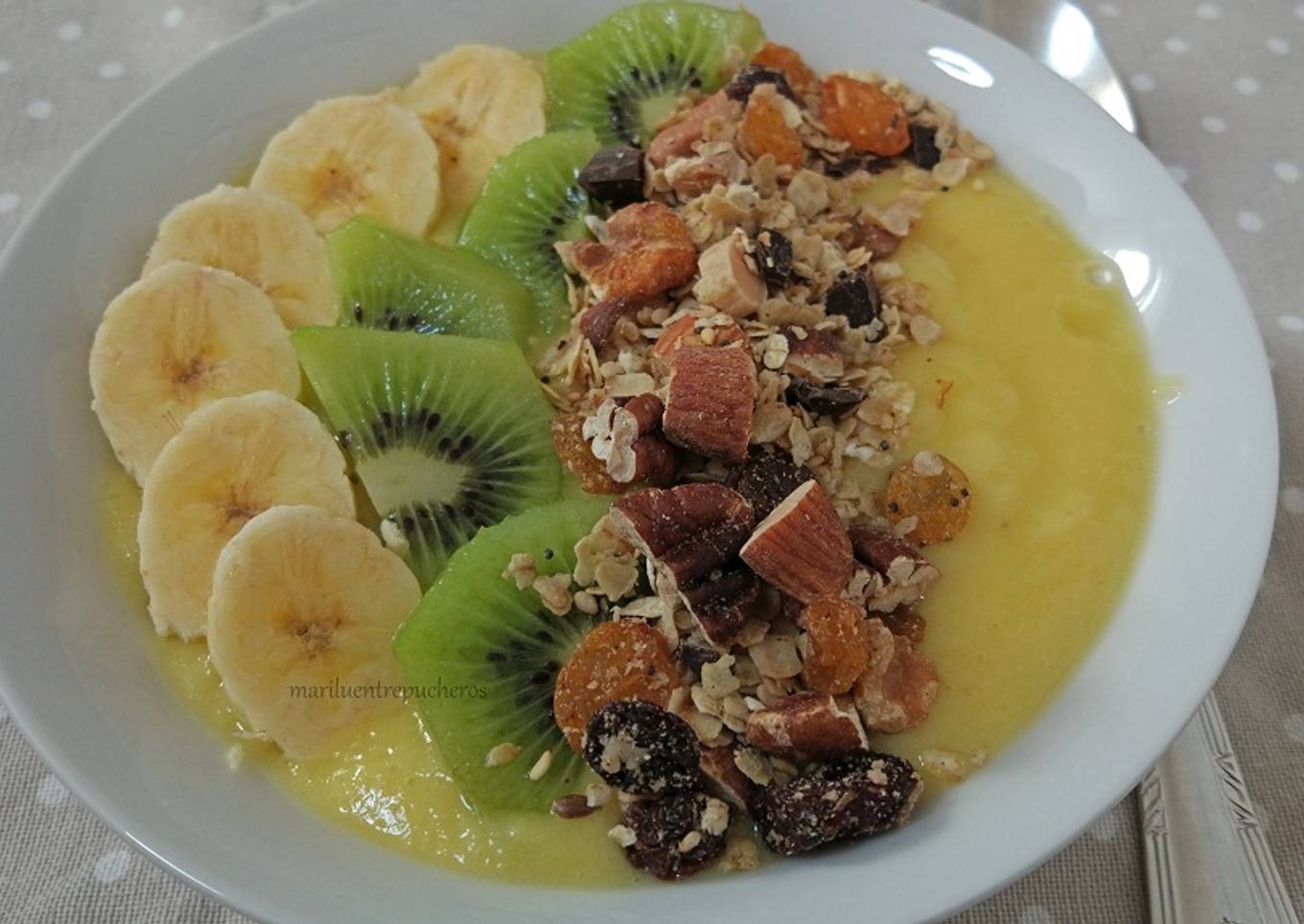 Smoothie bowl de mango