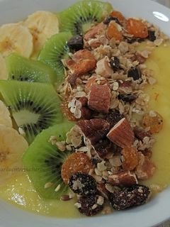 Una foto de Smoothie bowl de mango