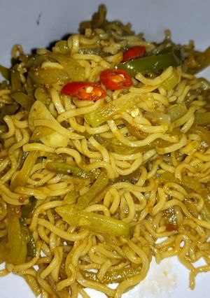 Foto resep Tumis labu mie goreng