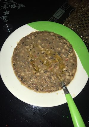 A picture of Beans porridge with manshanu.