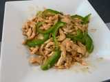stir fried green peppers