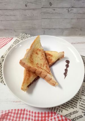 Foto resep 537. Roti Panggang Selai Coklat
