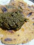 Makai ki roti with saag