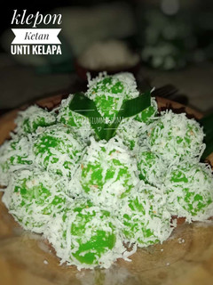 Foto resep Klepon Ketan Unti Kelapa Kenyal No Kapur Sirih
